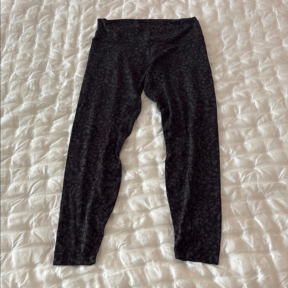 Lululemon Black and grey patterned Leggings